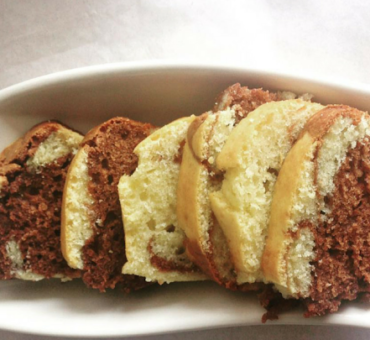 Cake marbré choco-vanille