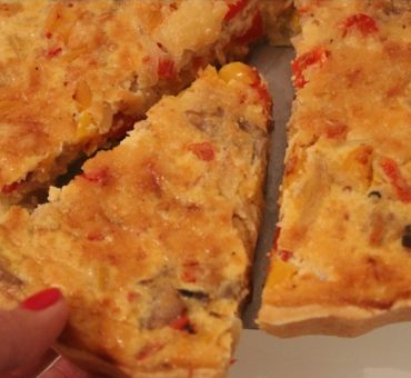 Quiche thon poivrons 100% maison