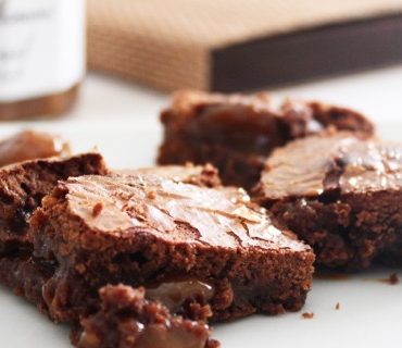 Brownie au caramel au beurre salé