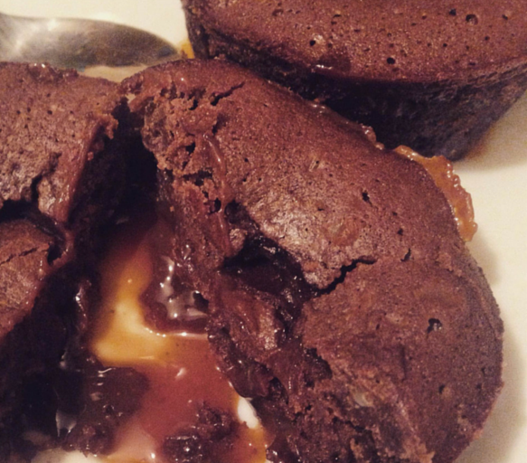 Moelleux chocolat au coeur caramel
