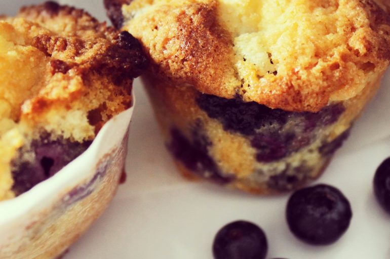 Muffins aux myrtilles