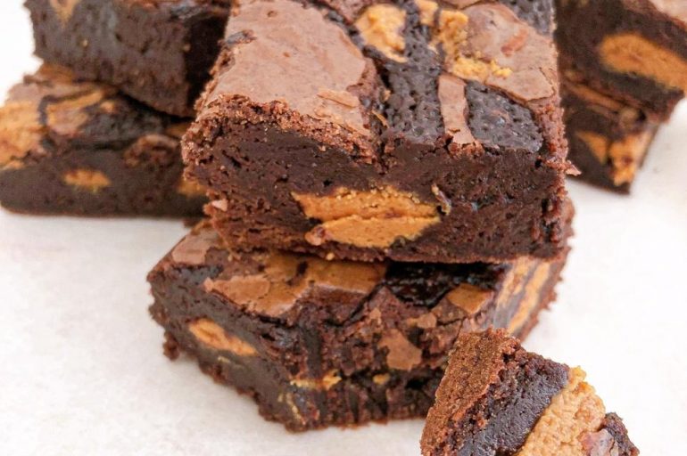 Brownie au beurre de cacahuètes