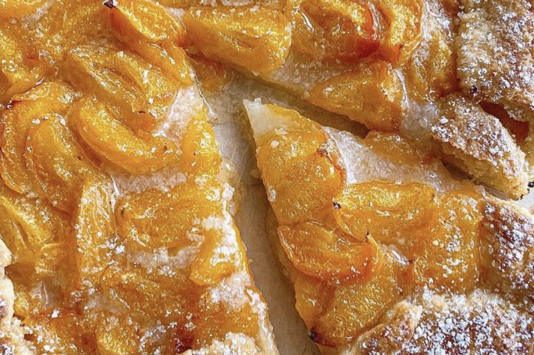 Galette rustique aux abricots
